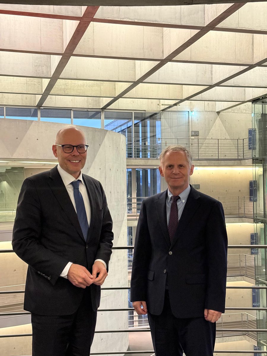 Continued the visit in Germany meeting w/MB <a href="/Peter_Beyer/">Peter Beyer MdB</a>. Kosova’s path towards EU integration, current situation in the country &amp; region were among topics of discussion. A fruitful exchange, as we continue to deepen our partnership and relations 🇽🇰🇩🇪.