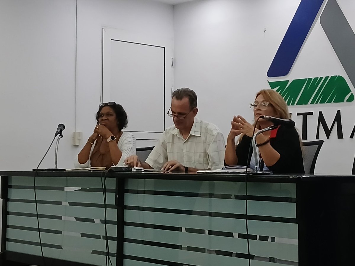 miroslava88666's tweet image. Se efectúa la reunión conjunta #SNTECD y #CITMA, un intercambio con propuestas, con ideas a renovar la labor sindical en todas las dimensiones.
#PorCubaJuntosCreamos