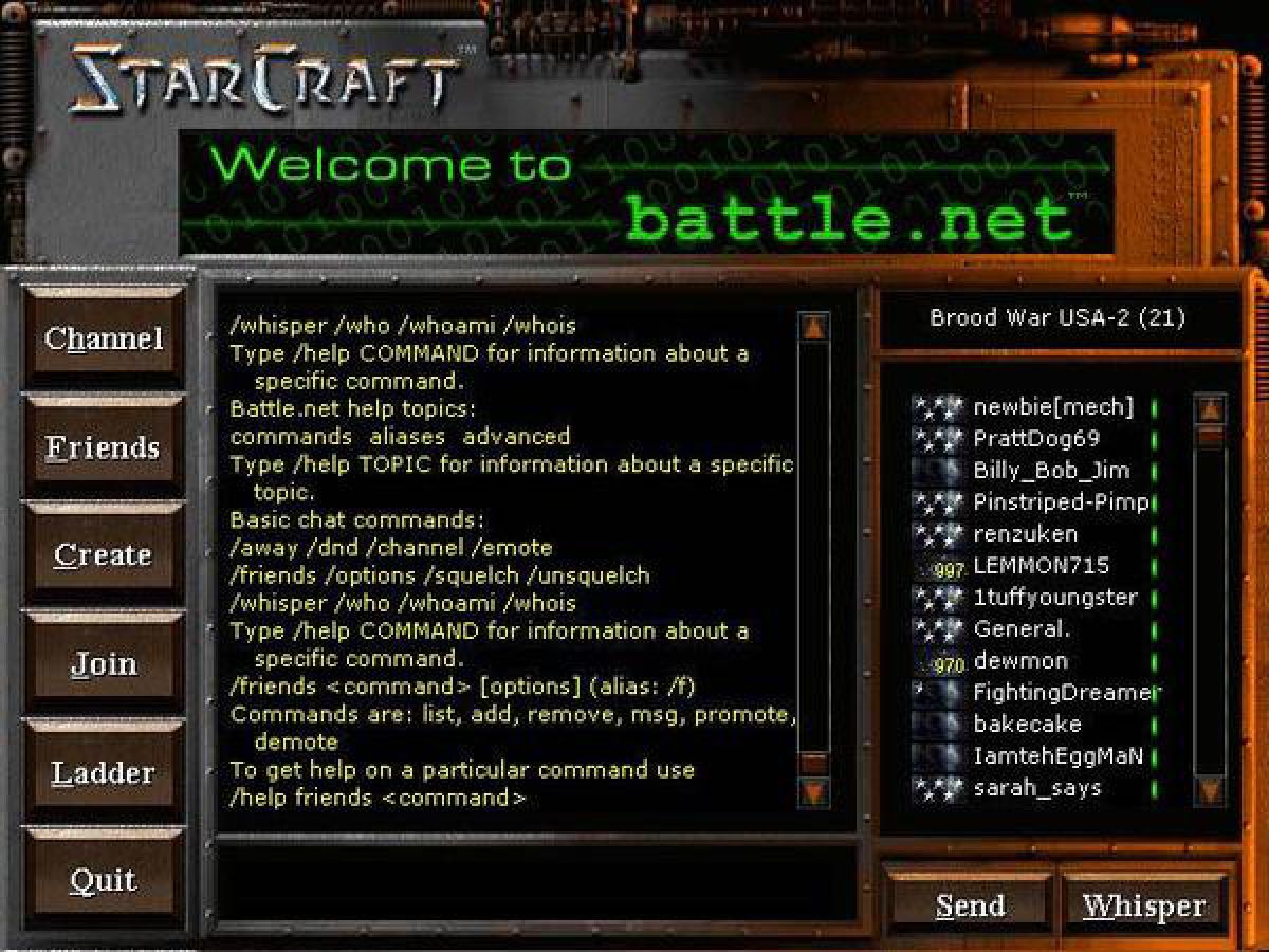 RetroTechDreams's tweet image. The Battle net lobby was pretty much burned onto my HP&apos;s screen.
