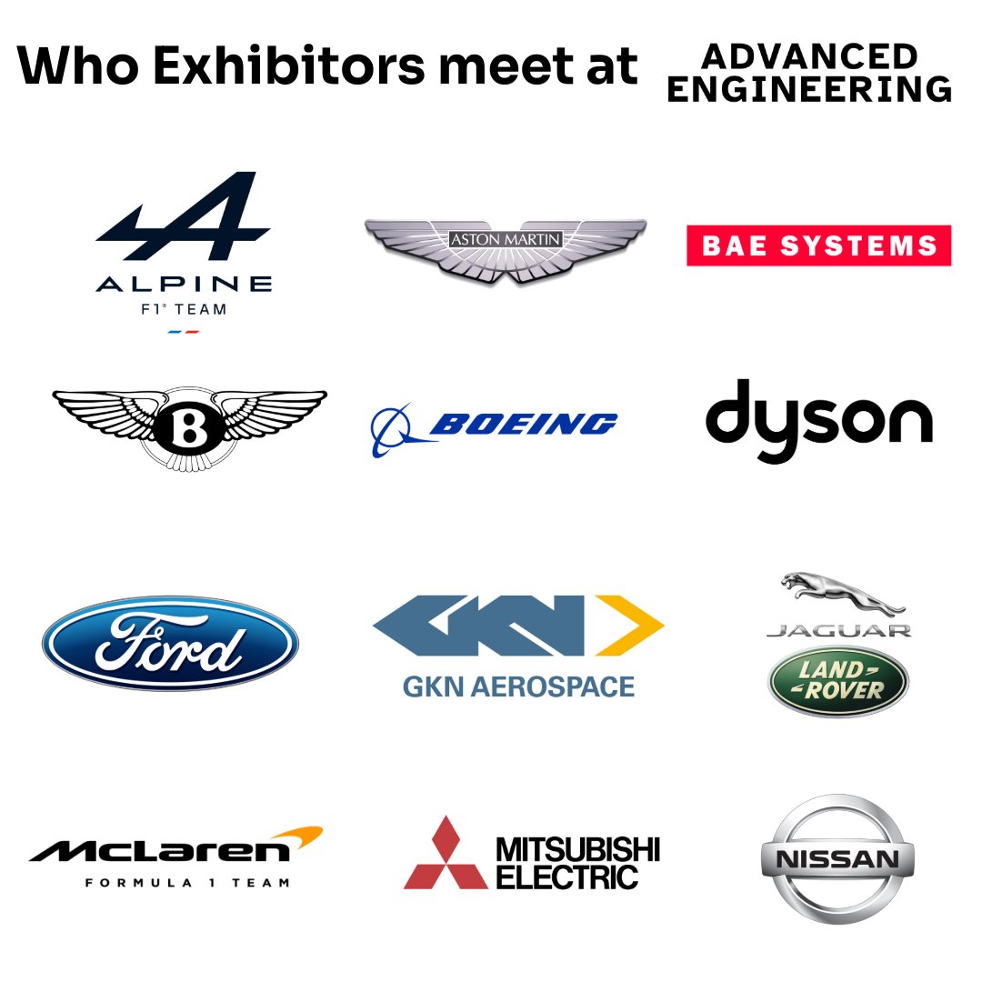 advancedenguk's tweet image. At Advanced Engineering, you stand in front of:

Heads of engineering, R&amp;amp;D directors Operations and manufacturing managers and more. 

These are the people who shortlist suppliers, sign off trials and shape the future.

Secure your stand now- bit.ly/43uaMVZ