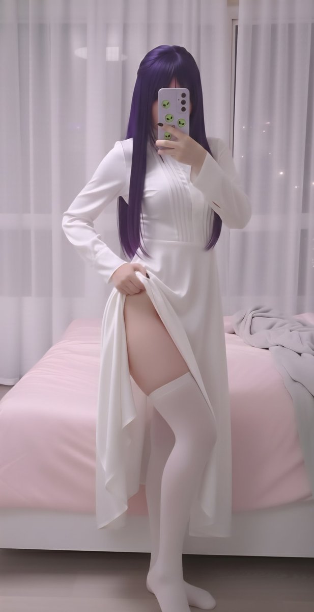 Freyagrifin's tweet image. Había dudado mucho en subirla. 
Mi intento de Fern 🤭✨️