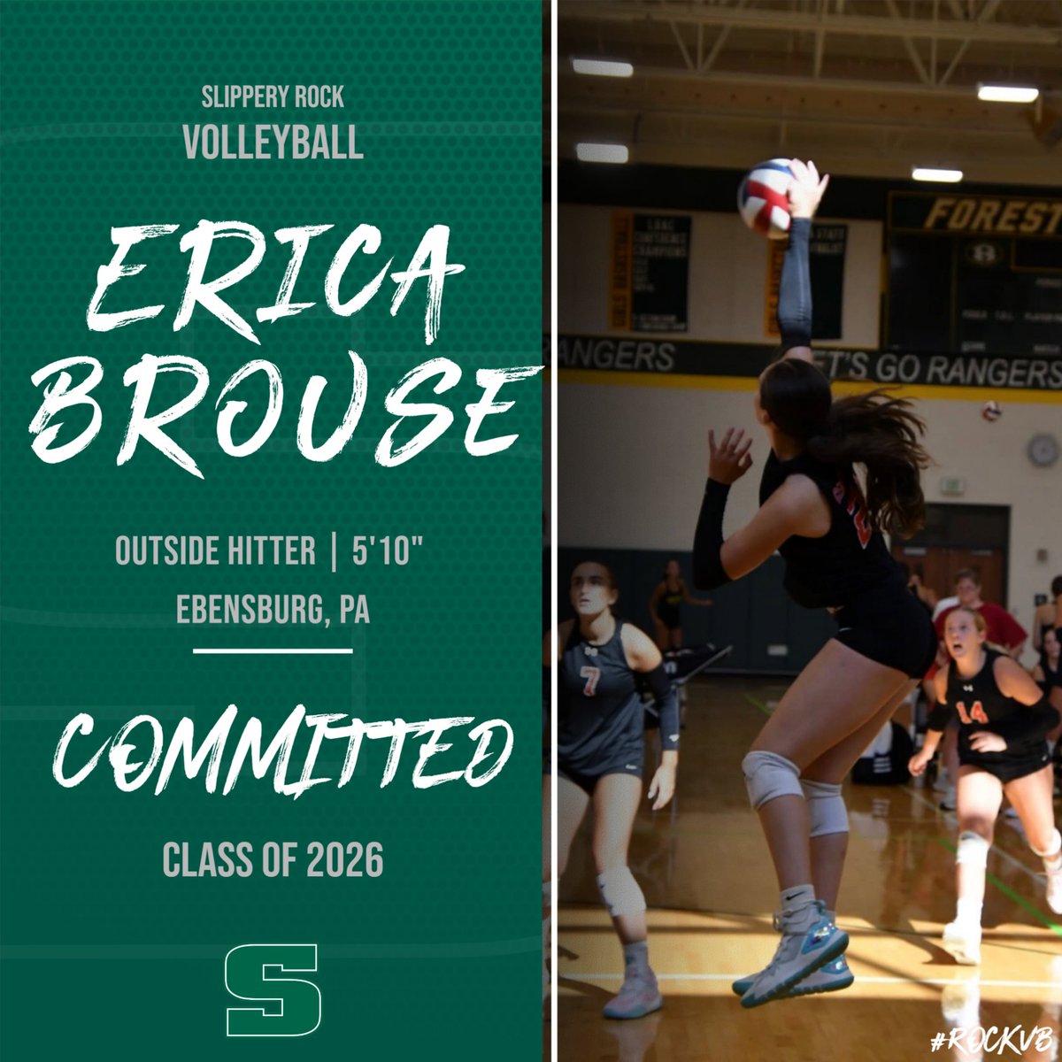 Slippery_RockVB's tweet image. WELCOME TO THE ROCK, ERICA!

We are excited to welcome our next member of the incoming class of 2026, Erica Brouse.

#rockvb #signingday #gorock