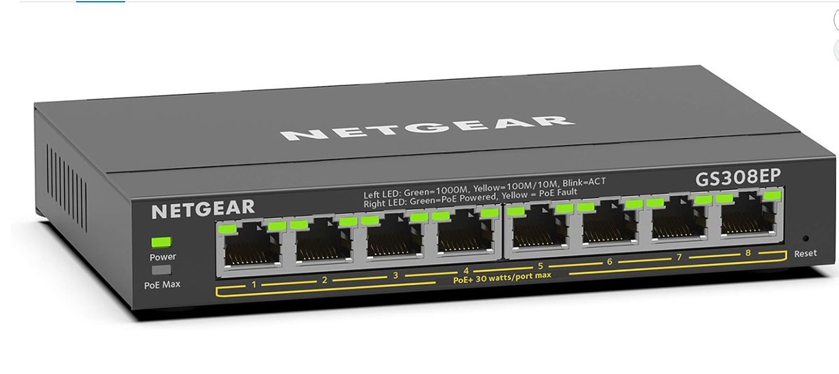 LockingProfitsD's tweet image. NETGEAR PoE Switches 🔌

Only: $54.xx (reg.$99.xx)

46% Off

joylink.io/awesome-poe-sw… #ad

Black Friday Deals