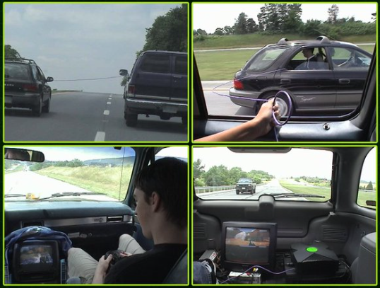VideoGameHstry's tweet photo. Halo fans have a LAN party between two cars on the highway at 70mph (2002)

(📸 @HaloClassicHCH) https://t.co/WPgWBBnrcx