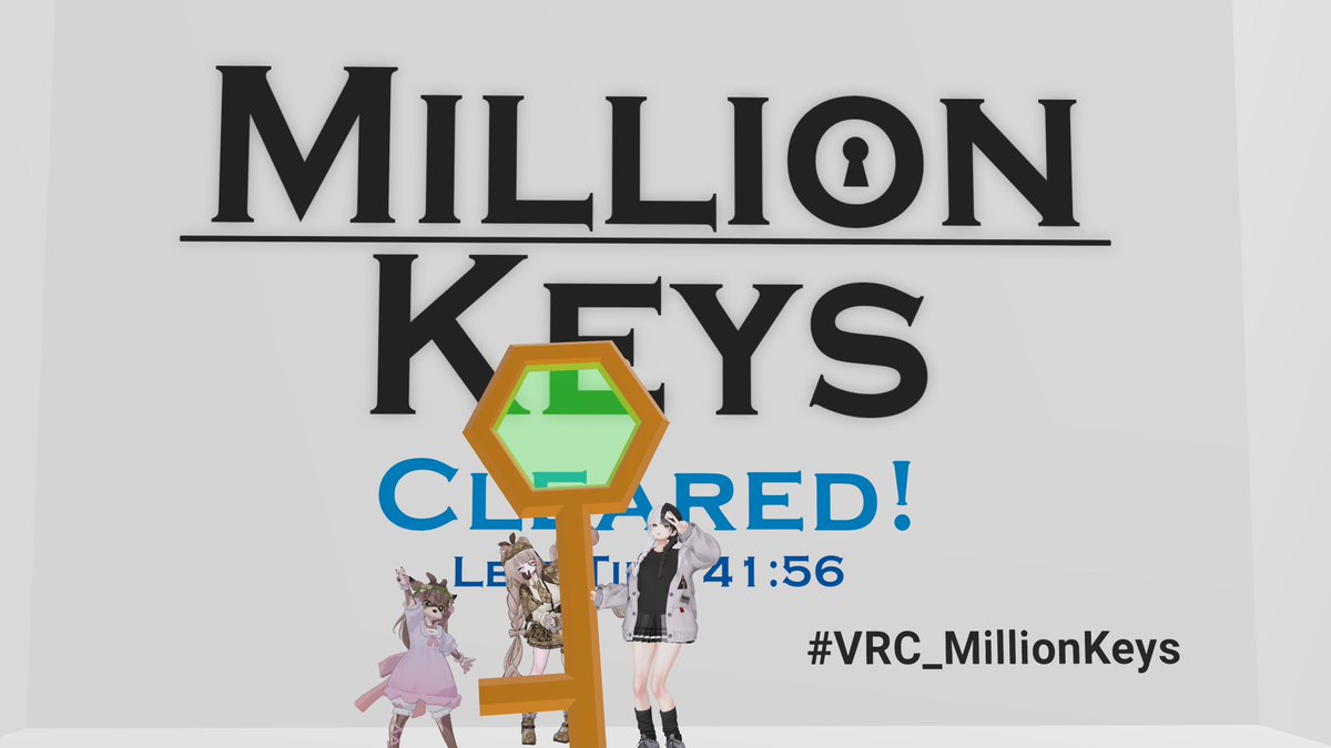 _nicomia_'s tweet photo. 三連休〆の謎解き
#VRC_MillionKeys
#VRC_ROOM6
#VRC_CSK
#VRC_HexaMaze https://t.co/1wpn7gBGDi