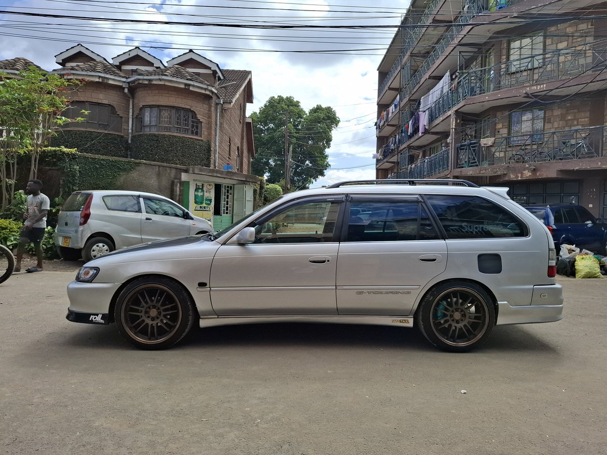 _saginii's tweet image. Toyota G-TOURING on sale
Ksh. 780,000
0701888990
1500cc 
Auto
Coilovers all round
17inch rims wrapped with low profile tyres
Rear disc converted from drums
Air cone filter upgrade
Front lip
Back box
Strut bar
Heavy music system installed
Plus, many extras
Buy and drive, no issues