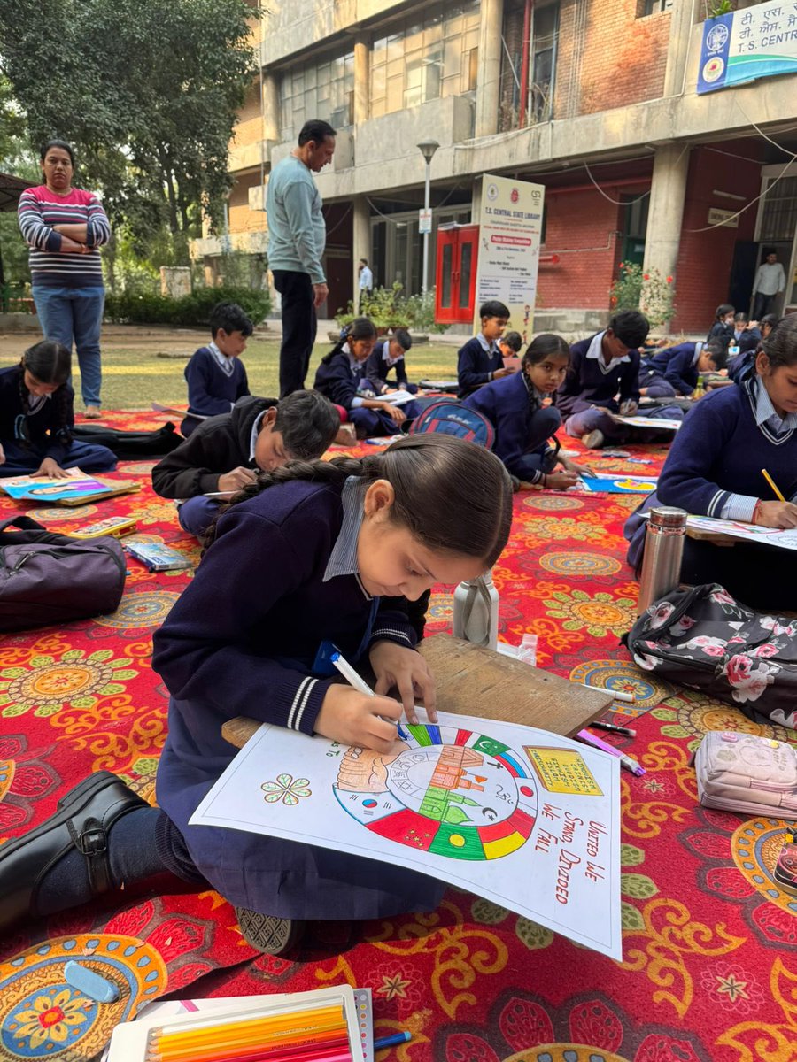 neeza_singh's tweet image. Organised ‘Poster Making’ competition for Govt school children on 21.11.2025
#NationalLibraryWeek2025
#ChildrensDay @IFLA @iflawlic @MinOfCultureGoI @EduMinOfIndia @RrrlfKolkata @NationalLib_GoI @gssjodhpur @mohitgupta1962 @SeemaRampersad