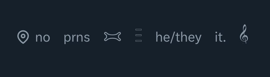 So do you use pronouns or not.