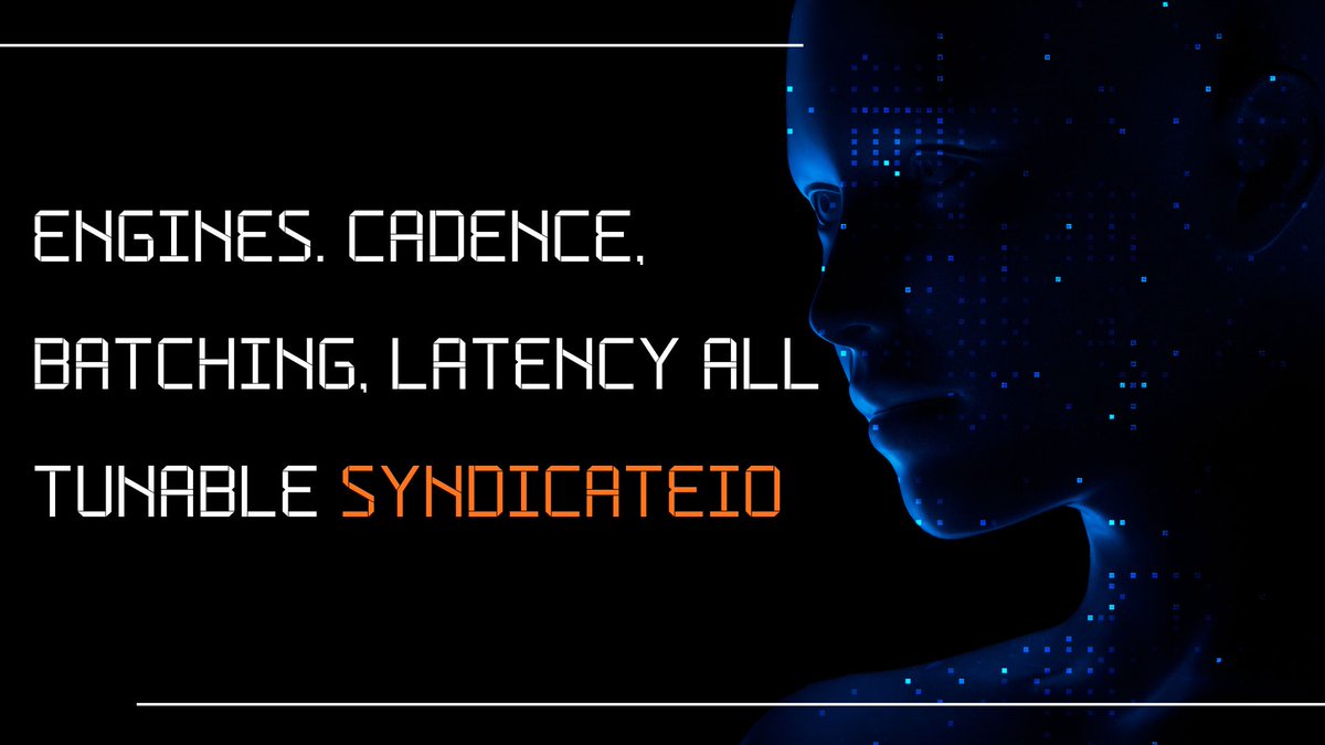 mrdexlar's tweet image. sequencers were always treated as infrastructure, never as expression. syncedin flips them into programmable timing

engines. cadence, batching, latency all tunable @syndicateio 

$synd ensures these diverse tempos sync into a single coherent settlement layer.