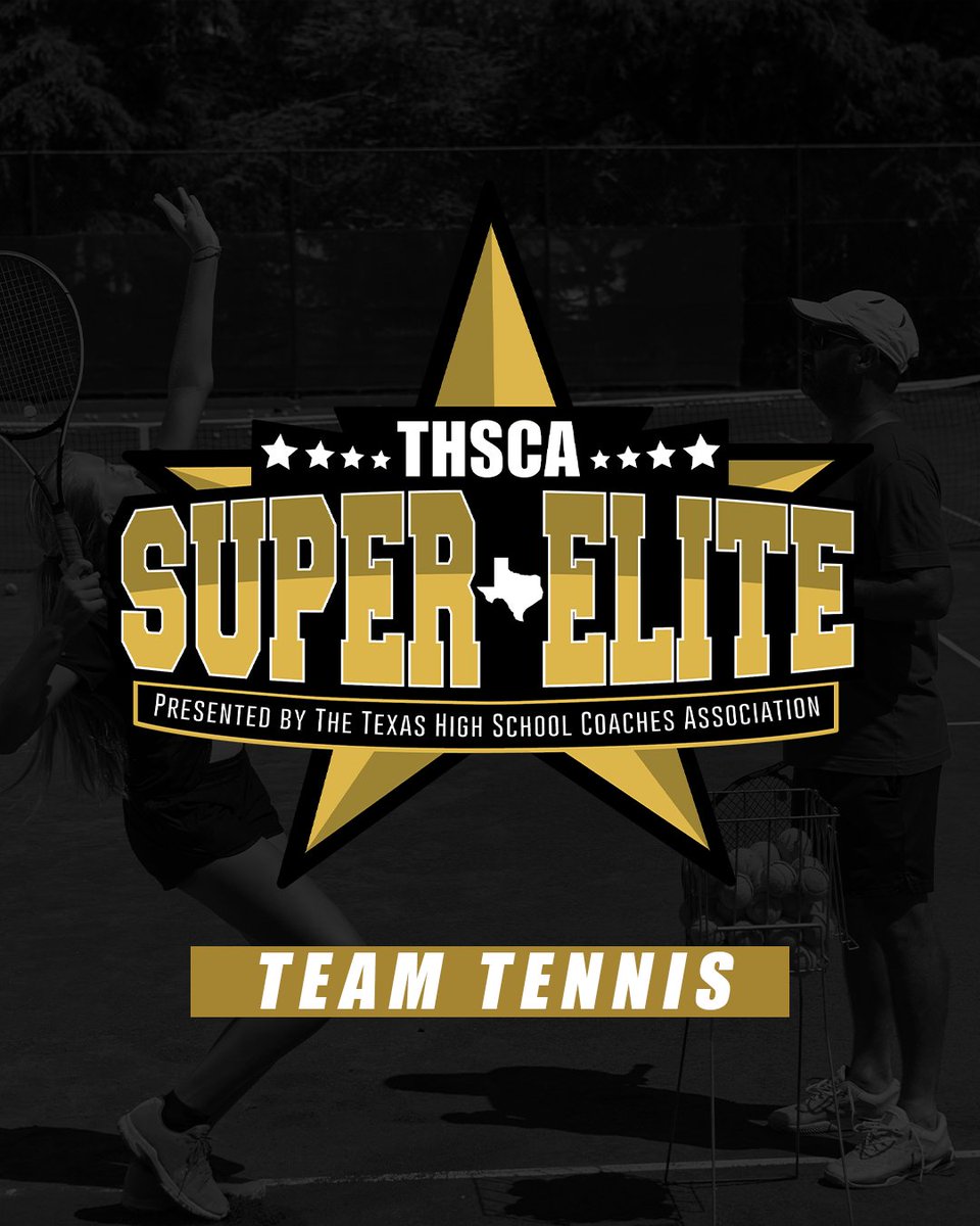 THSCAcoaches's tweet photo. The 2025-26 Team Tennis #SuperEliteTeam list is HERE!⭐ Congratulations to all of these hard working athletes!

Check out the Team Tennis Super Elite Rosters here➡️ https://t.co/mqZN3zWTqp https://t.co/00CqpdEiHF