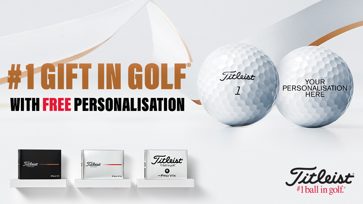 timdunstan1's tweet image. The perfect gift? We’re offering free personalisation on Titleist golf balls in the lead up to Christmas 🎄

Order now 👉 fg1.uk/1117-Q1087185