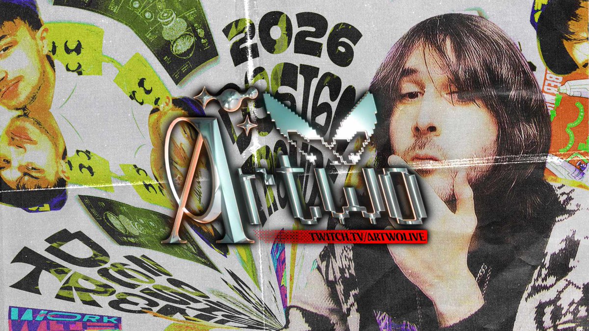 Artwo's tweet image. Design, Graphisme : TENDANCES 2026 + Retour de Flub ! ◝(ᵔᗜᵔ)◜Et les actu, comme d&apos;hab
🔴Live Maintenant sur mon #Twitch ArtwoLive ✨ twitch.tv/artwolive ✨