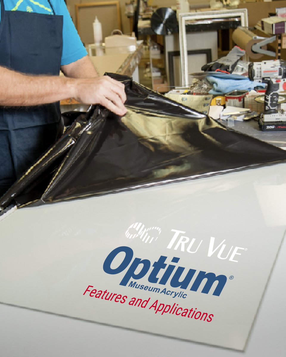 truvueglazing's tweet image. #OptiumMuseumAcrylic is built for delicate, oversized, and irreplaceable pieces. It combines crystal clarity with serious protection: anti-static, shatter-resistant, 99% UV blocking, and scratch-resistant. 🔗 Learn more at bit.ly/38E4fvU. #TruVue #CreateSomethingSpecial