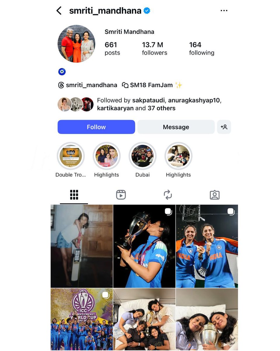 indiaforums's tweet image. Smriti Mandhana has deleted all her wedding posts from social media, leaving fans curious about the sudden change. The reason behind this step remains unclear. What are your thoughts? Comment below. 👇🏻 
.
.
.
#IndiaForums #SmritiMandhana #PalashMucchal #Wedding…