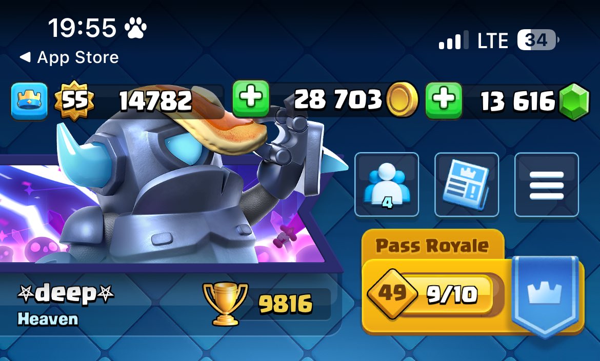 visualebu's tweet image. clash royalede noluyor amk