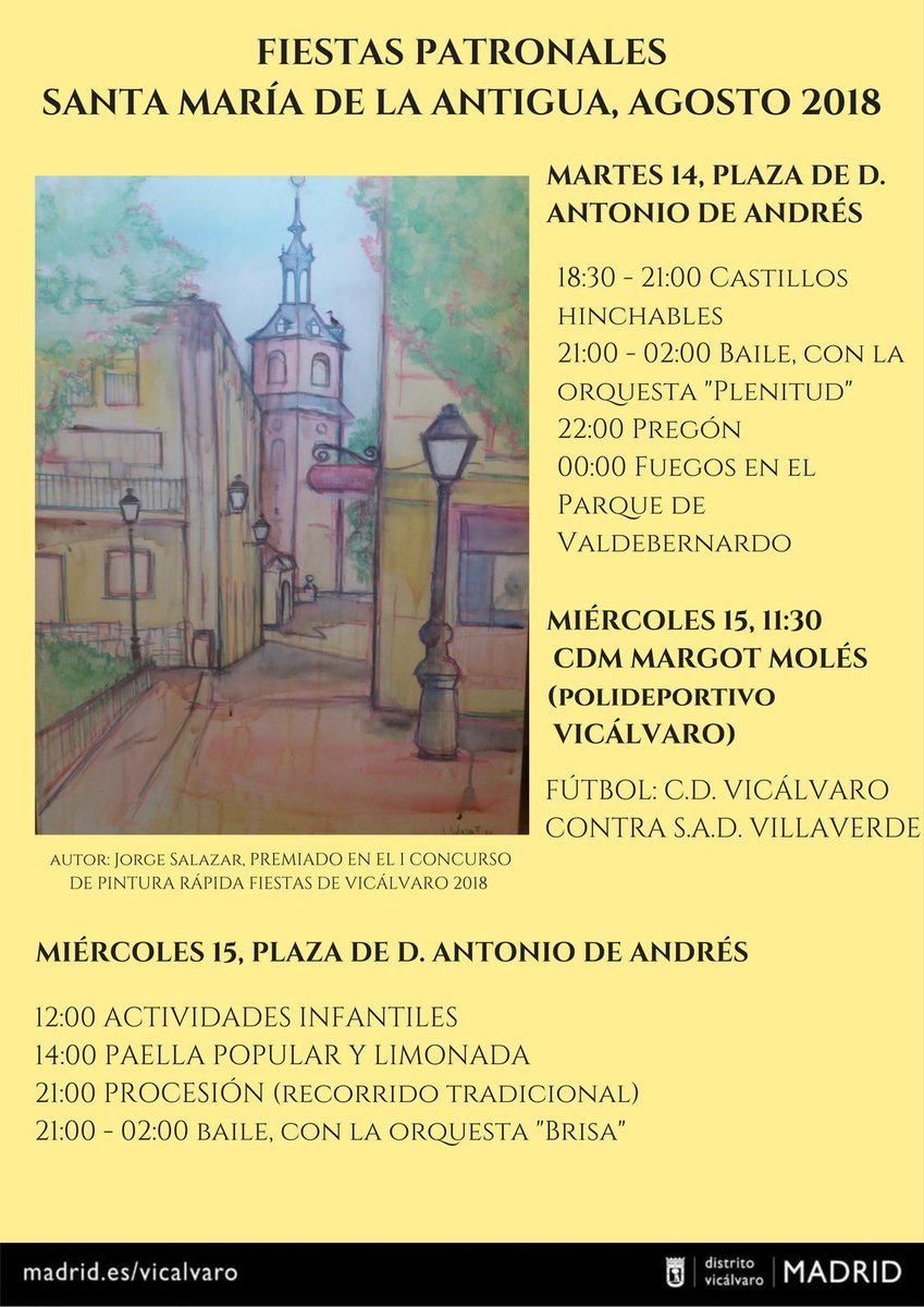 📧 Desde Vicus Albus seguimos compartiendo 📢📢 carteles 📜 y documentos de la historia de Vicálvaro 🏙.
Si tienes alguno, mándanoslo 📬, que ponga “Vicálvaro” y el año! 📅).
Gracias 🥰 a quienes apoyáis 💪 y ayudáis a guardar🗃la memoria del barrio ❤
#Vicálvaro #VicusAlbus