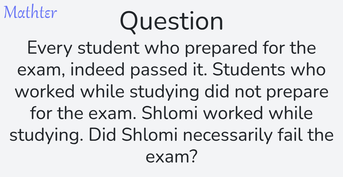 MathterRiddler's tweet image. Puzzle from the Mathter website: mathter.islands.co.il/en/questions/3… 
#Puzzle #ReasoningLogic