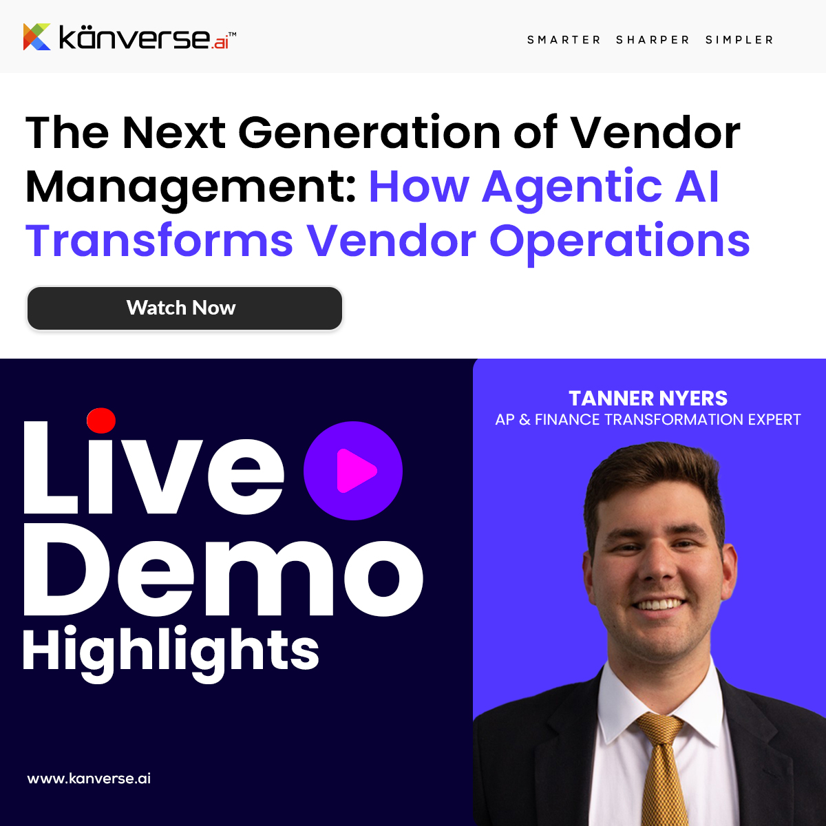 kanverseai's tweet image. Missed our live sessions? We’ve got you covered! hubs.la/Q03VC2MX0
Kanverse’s latest live demo videos showcase how AI and DP transform everyday business workflows — from Accounts Payable to Sales Orders and beyond.

#KanverseAI #APAutomation #AI #IDP #Livedemos #Live