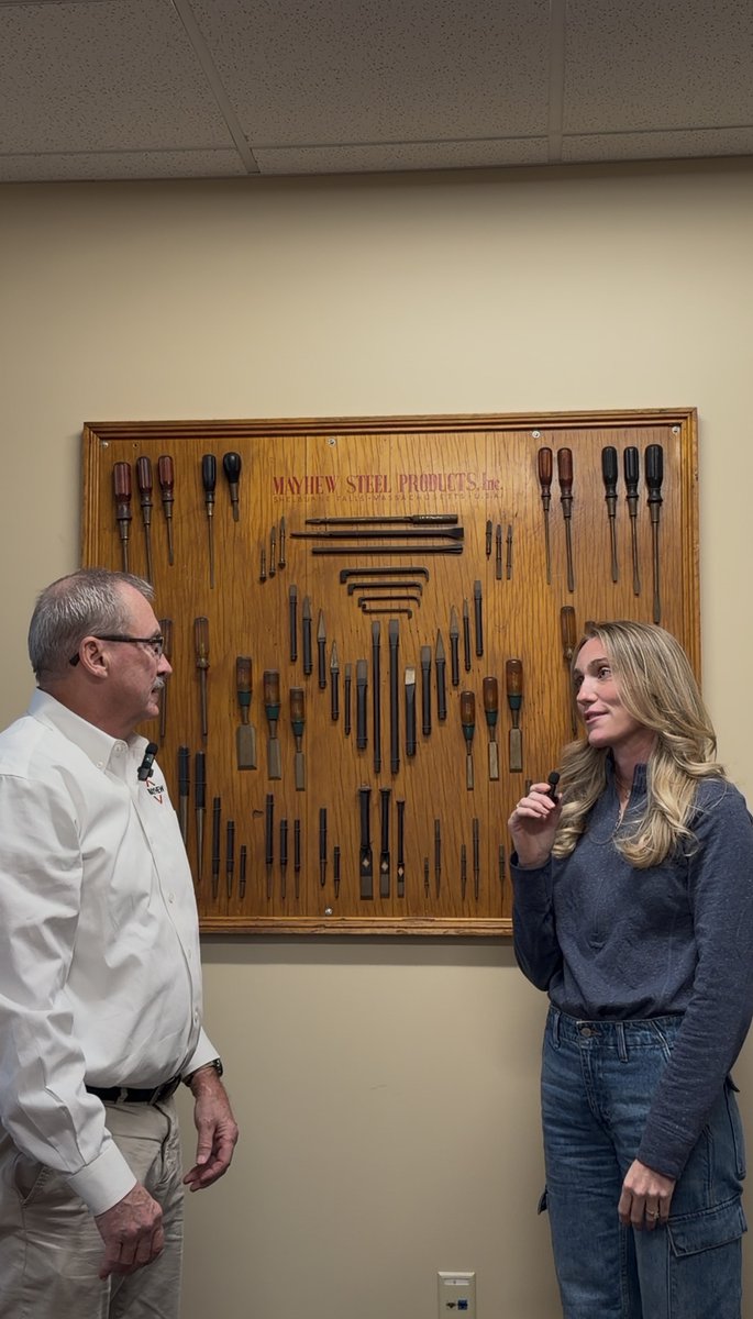 IronisticWeb's tweet image. Turner Falls did not disappoint! Our social media specialist, Caitlin, spent a few days inside the Mayhew Tools manufacturing facility, capturing everything from flying sparks to behind-the-scenes moments for their big TikTok launch.

#ClientSpotlight #TikTokLaunch #MayhewTools