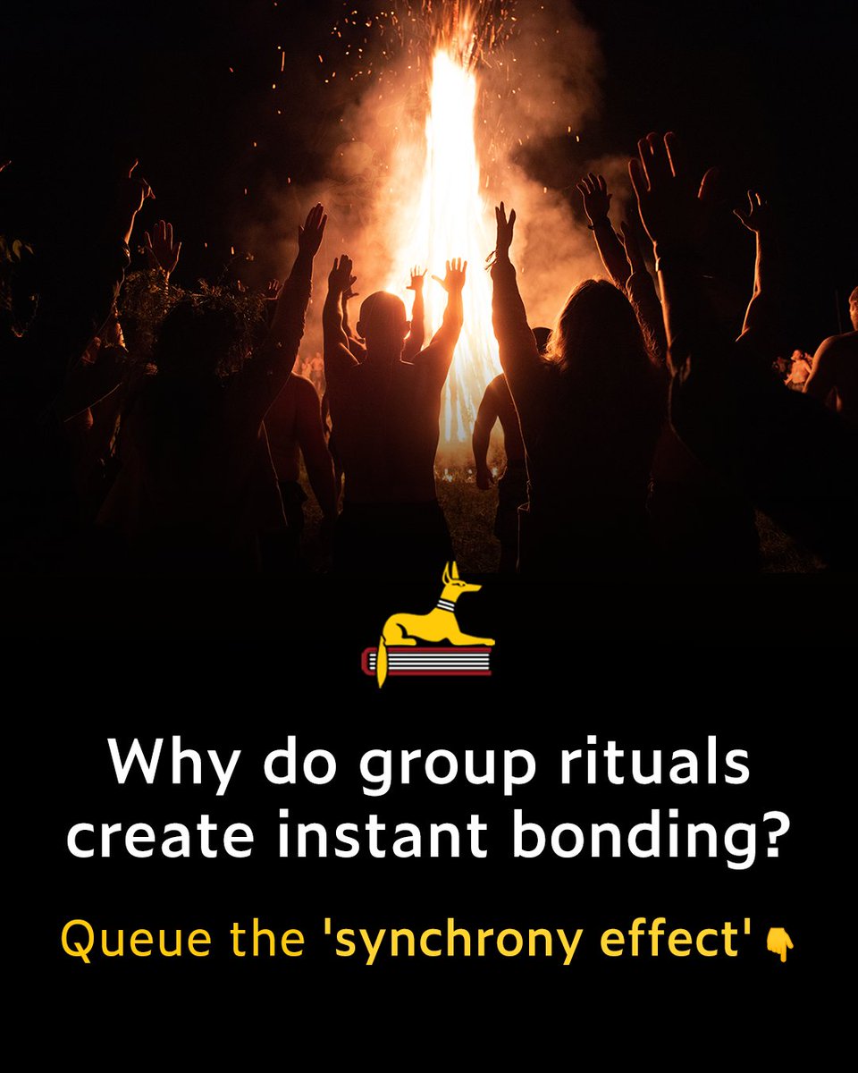 InnerTraditions's tweet photo. Ritual synchrony isn't symbolic unity—it's neurological unity with measurable behavioral outcomes.
To learn more about how psychology & magick are entangled, read “Mind over Magick” by Richard Kaczynski.
https://t.co/WVQlRSgaq9
#GroupRitual #SynchronyEffect #MindOverMagick https://t.co/jCxarerv9P