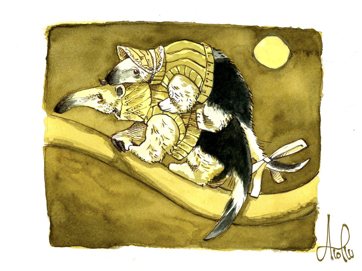 #skeb
Anteaters are so cute! Thank you very much for your request!