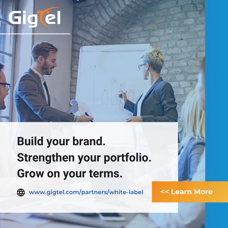 Strengthen your portfolio and deliver a UCaaS experience that’s fully your own. With GigTel’s White Label Program, you stay focused on customers while we handle the infrastructure, updates, and 24/7 support. A modern, reliable platform—powered quietly behind your brand.