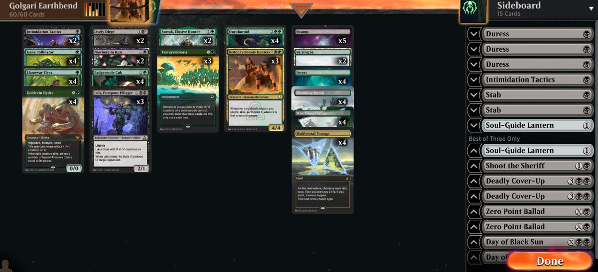 Golgari Earthbending! 🌳

Terrasymbiosis and Goldvein/Luis is so funny