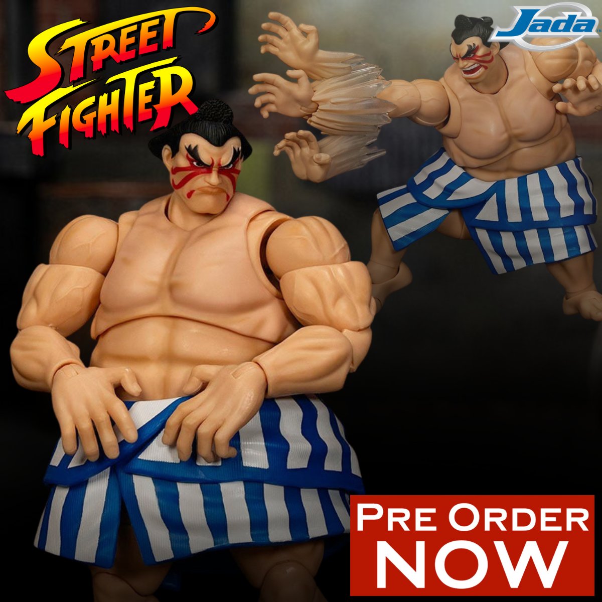 nerdzoic's tweet image. New Street Fighter Alert! E. Honda just dropped...Checkout that AWESOME &quot;100 Hand&quot; Slap Effect! nerdzoic.com/products/stree…