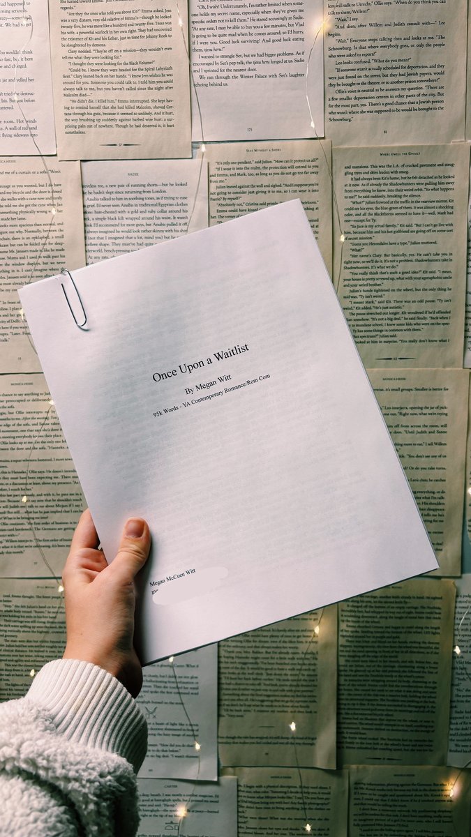 Sometimes you just need to print out your manuscript and gaze at it in wonder. No matter what happens, I am so proud of this novel!