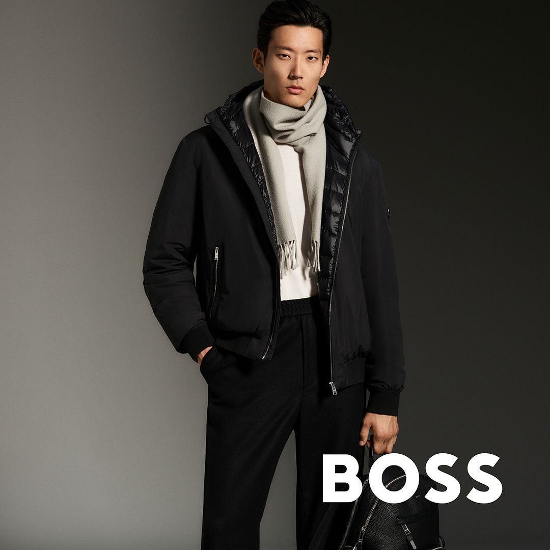 MainlineMen's tweet image. Bold, confident, determined: you too can #BeYourOwnBOSS. Explore BOSS essentials online now. Shop here: mainlinem.co.uk/4nhtTcH