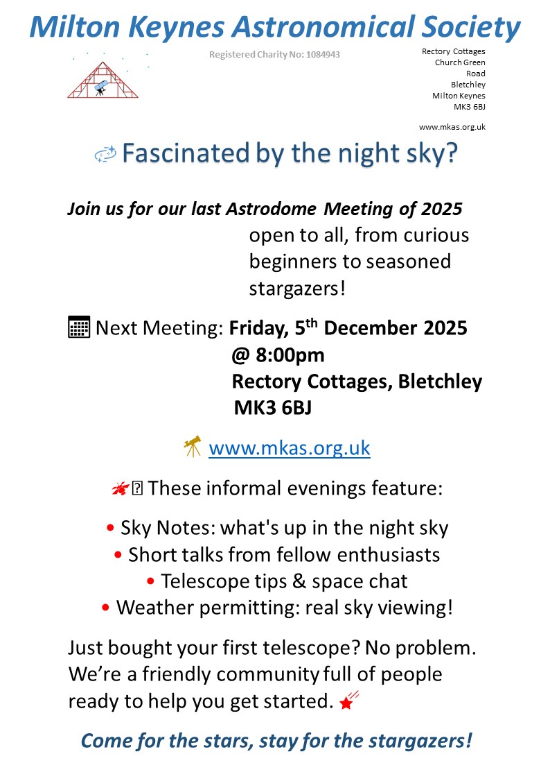 Milton Keynes Astronomical Society (@mk_astronomy) on Twitter photo 