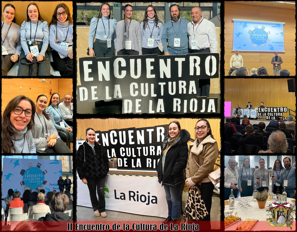 Estuvimos presentes en el II Encuentro de la Cultura de La Rioja organizado por el Gobierno de La Rioja, representados por Ana, María, Alba y Chuchi