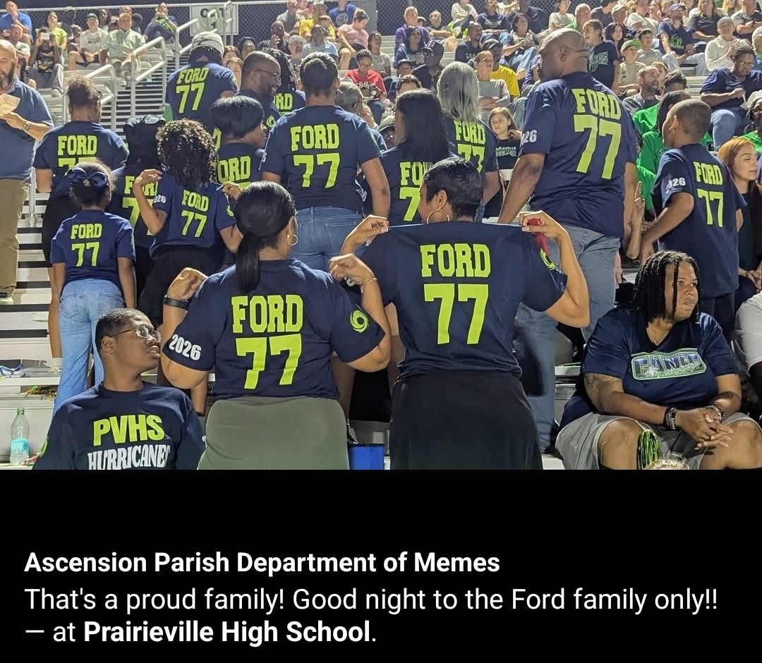 Love my family and the team that brought me this far, I'm truly blessed and thankful for the opportunities they've presented me with.

<a href="/cadehebert123/">Cade Hebert</a> <a href="/bwduffy2/">Braylon Williams</a> <a href="/BrycenGlover02/">Brycen Glover</a> <a href="/pvhsfb/">Prairieville Hurricanes</a> i thank yall 🙏