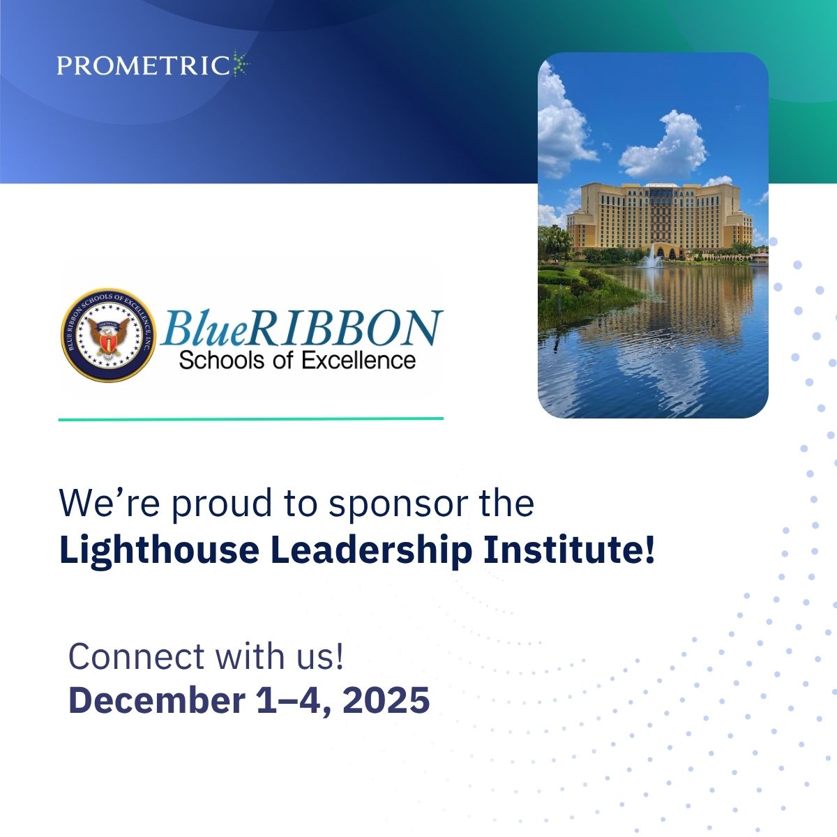 PrometricK12's tweet image. 1 week until the Lighthouse Leadership Institute!

Join The Prometric Leadership Track &amp;amp; learn how AI insights help leaders close learning gaps &amp;amp; boost success.

#AIinEducation #LeadershipDevelopment #Prometric