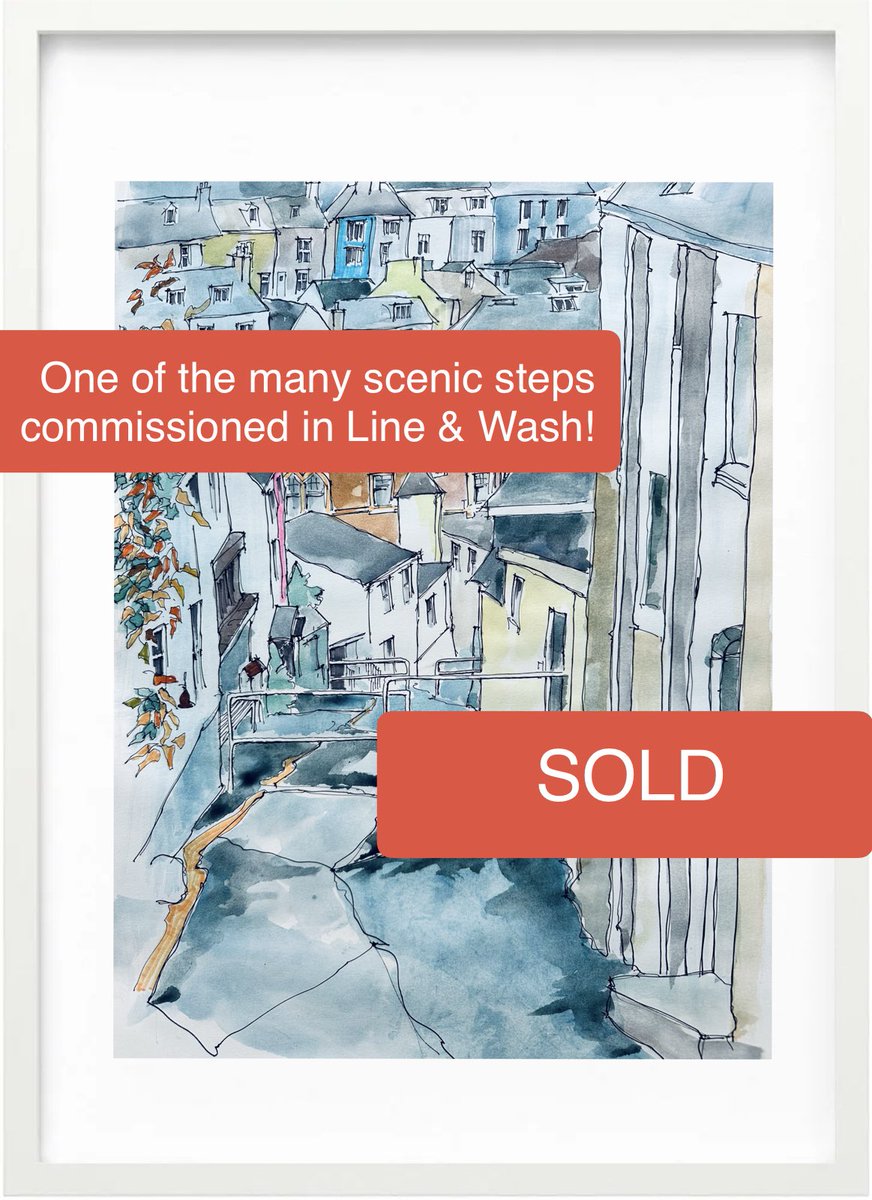 Brixham's tweet image. #picoftheday SOLD - People just love the Steps and Hills [I think] of lovely Brixham!