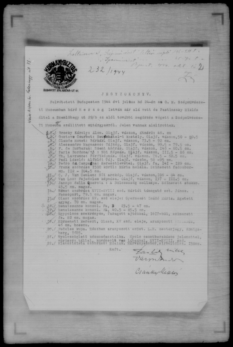 ArtRecoveryInit's tweet image. 🎨Courbet in the Holocaust Archive: Four Masterpieces, One Stolen Library

Gustave Courbet was not a minor painter swept up by history — he helped rewrite the history of painting itself. With A Burial at Ornans he dragged grand-scale art out of myth and into real life, placing…