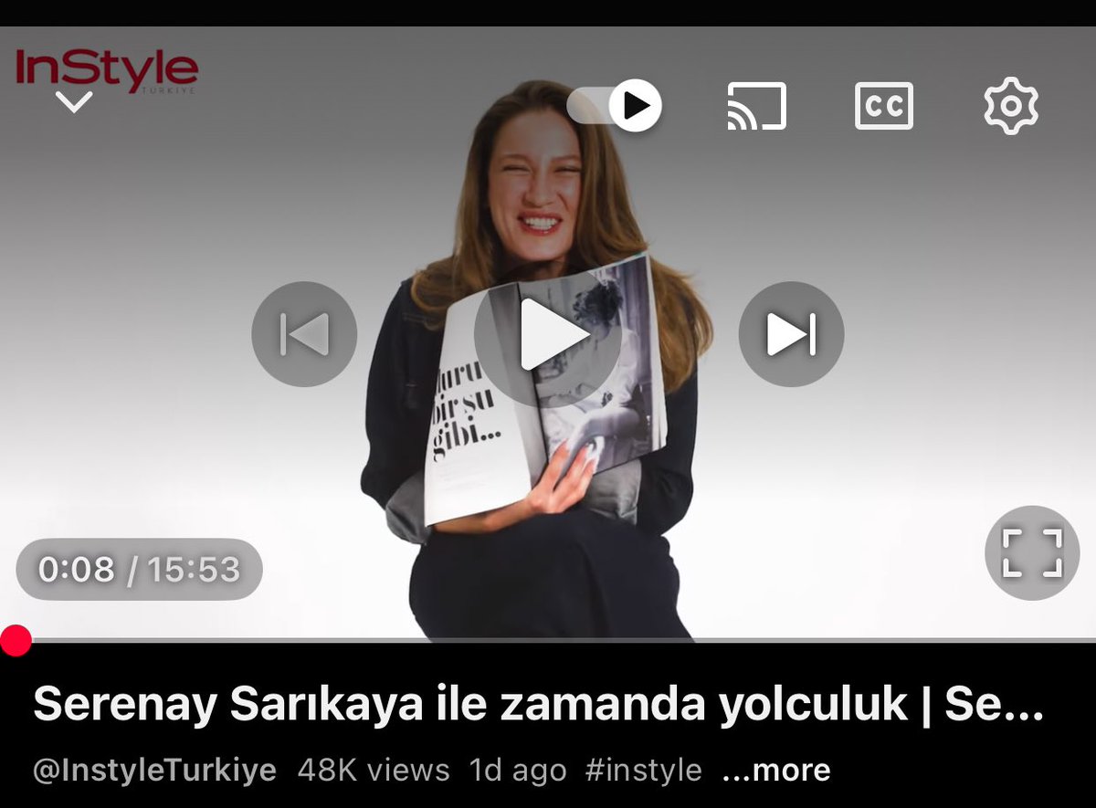 Let's not forget to watch the video where #SerenaySarıkaya time travels and checks out InStyle covers, like it, comment, and hype it up💘

youtu.be/_Nw6s_C1pUQ?si…