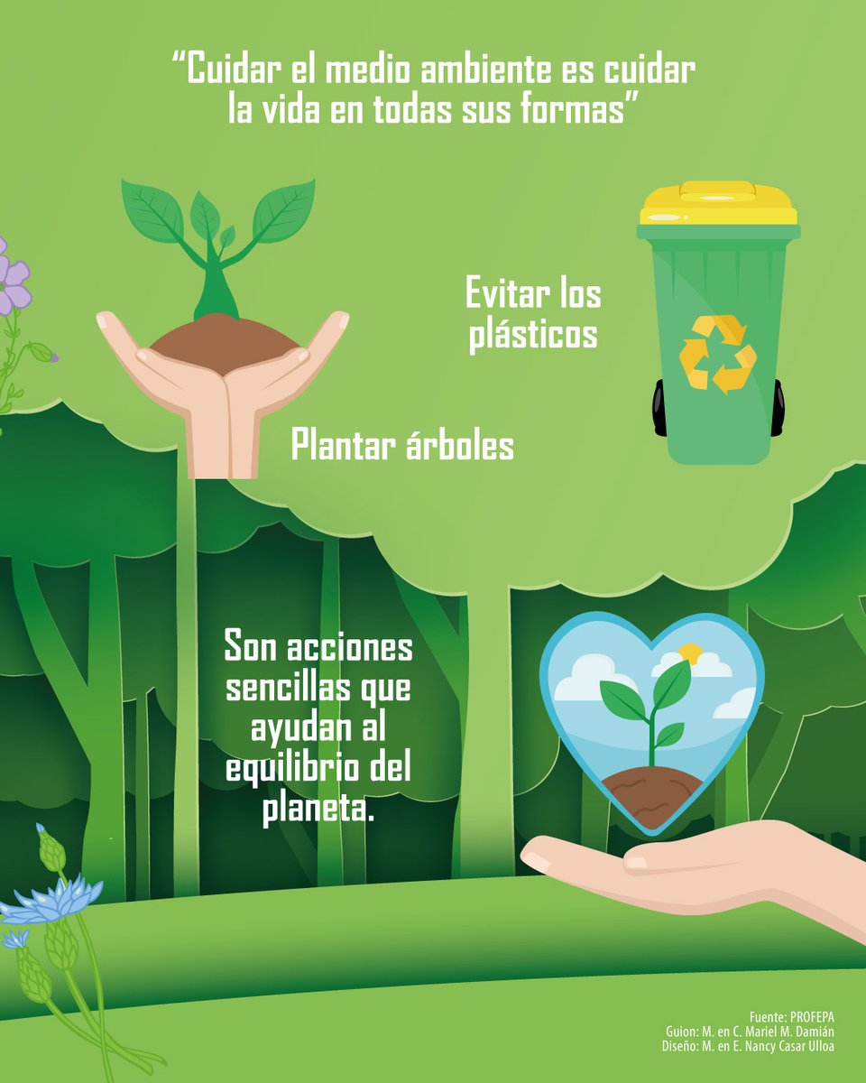 En el 🎉Día Nacional de la Conservación🎊, hagamos conciencia sobre conservación y preservación del 🪴 medio ambiente, evitando el deterioro ambiental.

✨Conmemoremos este día y hagamos la diferencia por un hogar mejor. 

#IPN #DDICYT #DíaNacionalConservación #Efeméride