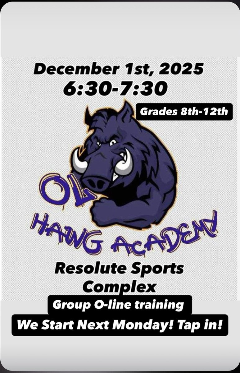 🚨🚨 1 week until the grind starts! Tap in and lets get better! Time waits for nobody, so why not start now! 🚨🚨😮

<a href="/MuluLungu/">Mulualem (Mulu) Lungu</a> <a href="/JakeBeatty70/">Jacob Beatty</a> <a href="/PaulSpangler19/">Paul Spangler</a> <a href="/AidenSpencer76/">Aiden Spencer</a> <a href="/Alex_Marcum55/">Alex ”55” Marcum</a> <a href="/BrandonBell26/">Brandon</a> <a href="/CoachJamesLee/">James Lee</a> <a href="/CoachCookOL/">Kennedy Cook</a> <a href="/EliteDawgz_/">DL/EDGE Elite Dawgz Training (OH)</a> <a href="/BallCoachHP/">Recruiting 1-0-1</a>