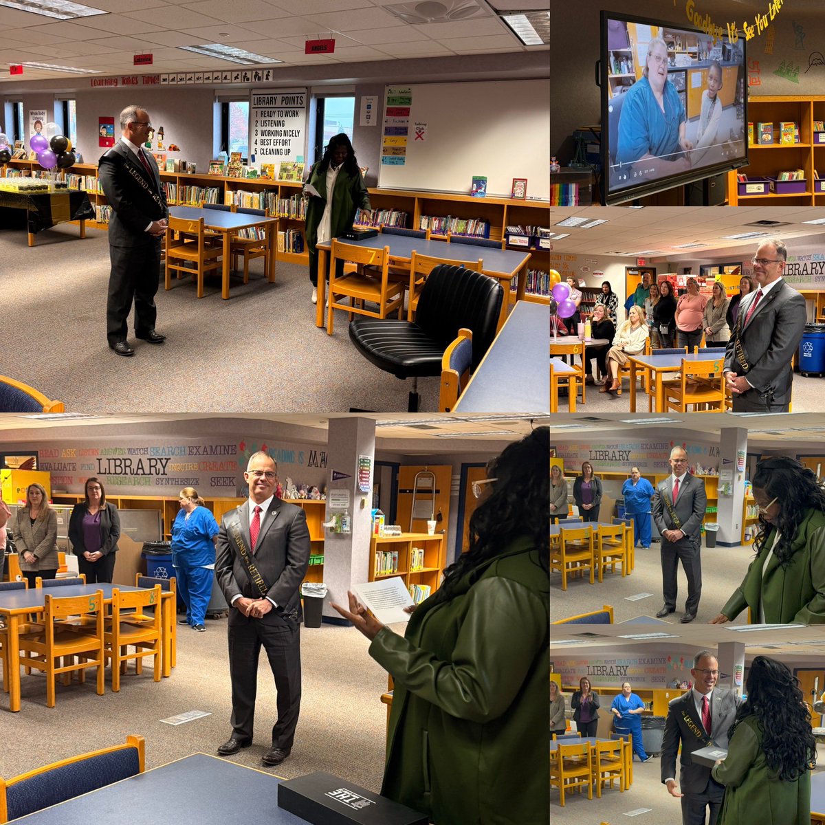 We celebrated Dr. Butts at Chapelwood Friday. Thank you Dr. Butts on your years of service in Wayne Township! We will miss you greatly!! All the best on your future endeavors 💜<a href="/CWChamps/">Chapelwood Elementary</a> <a href="/WayneTwpSuper/">Dr. Jeff Butts</a> #wearewayne