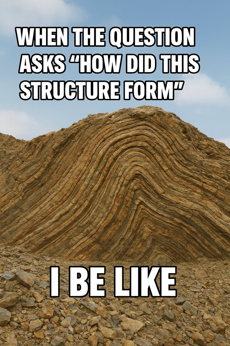 ZarinAli6's tweet image. 🩷Earth: compress once
😍Rocks: ok let me fold into spaghetti!

#Geology #StructuralGeology #sciencetwitter #scicomm #academictwitter #GeoTwitter #EarthScience #SciEd #scichat #edchat #edtech #tech #fintech