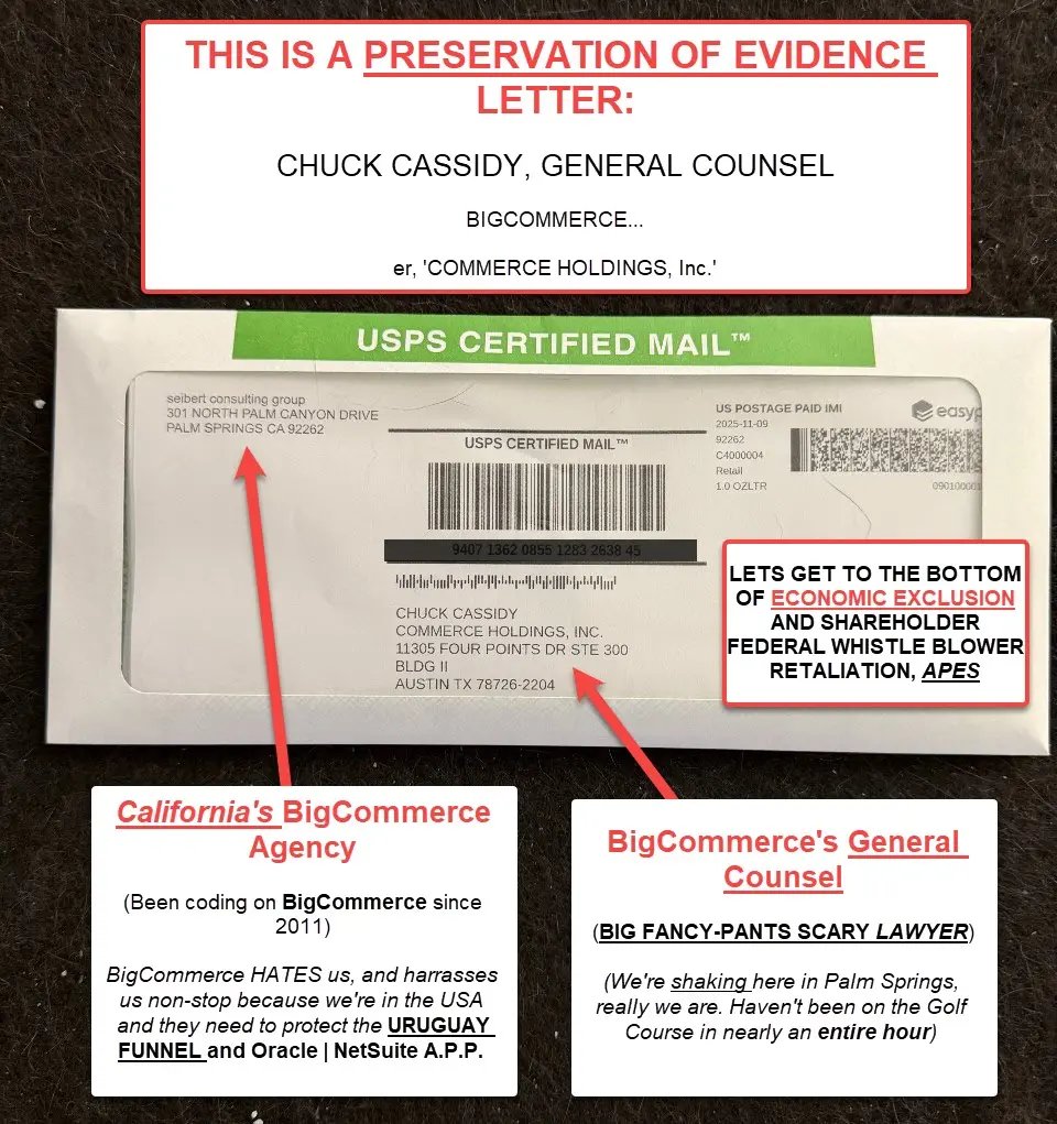 KathrynRob69836's tweet image. $CMRC Don&apos;t worry, this is just a BigC Love Letter, BESTIES: #URUGUAYFUNNEL #FTC #SEC #HHS #HIPAA #GDPR #INAI #PIPEDA $SHOP $ORCL