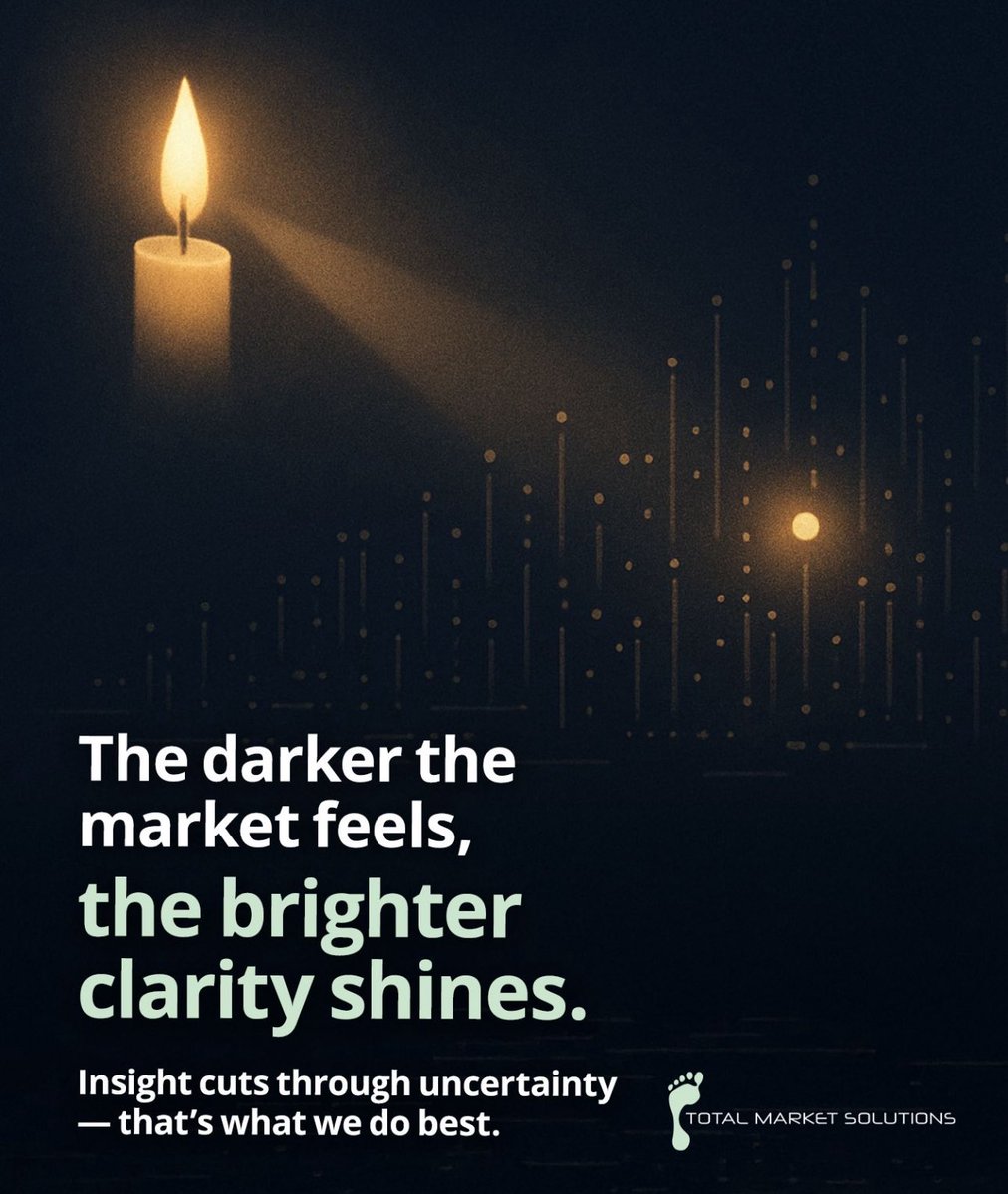 TMSreach's tweet image. When the market feels darkest, clarity matters most.

At @TMSreach, cutting through the noise is what we do — real insight, real research, real direction.

📊 Stay ahead, not afraid.

total-market-solutions.com

#Markets #AIM #Investing #SmallCaps #TMSreach
