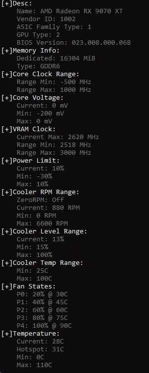 LuSlower's tweet image. Pushing RX 9070 XT (RDNA4) with RDNTUNER — real low-level Radeon tuning.

Direct ADLX control of clocks, voltages, fan curves, power limits &amp;amp; memory timings.

No wrappers. No overlays. Just raw hardware access.

dsc.gg/slowerhub