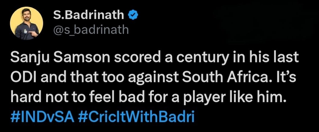 atul_Krajan26's tweet image. जिसने मौका मिलते ही चमक दिखाई, अब वही अंधेरे में बैठा इंतज़ार कर रहा है।
Sanju का दर्द शायद स्कोरबोर्ड पर नहीं दिखता,  
मगर क्रिकेट के हर सच्चे फैन के दिल में गूंजता है।  💔
#JusticeForSanju #INDvSA #CricItWithEmotions #Sanjusanju #CSK #GautamGambhir #CricltwithBadri