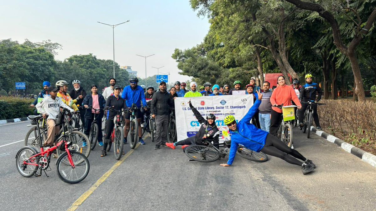 neeza_singh's tweet image. Organised Cyclothon on the theme ‘Reading Books’ on 23.11.2025
#NationalLibraryWeek2025
#ChildrensDay @IFLA @iflawlic @MinOfCultureGoI @EduMinOfIndia @RrrlfKolkata @NationalLib_GoI @gssjodhpur @mohitgupta1962 @SeemaRampersad