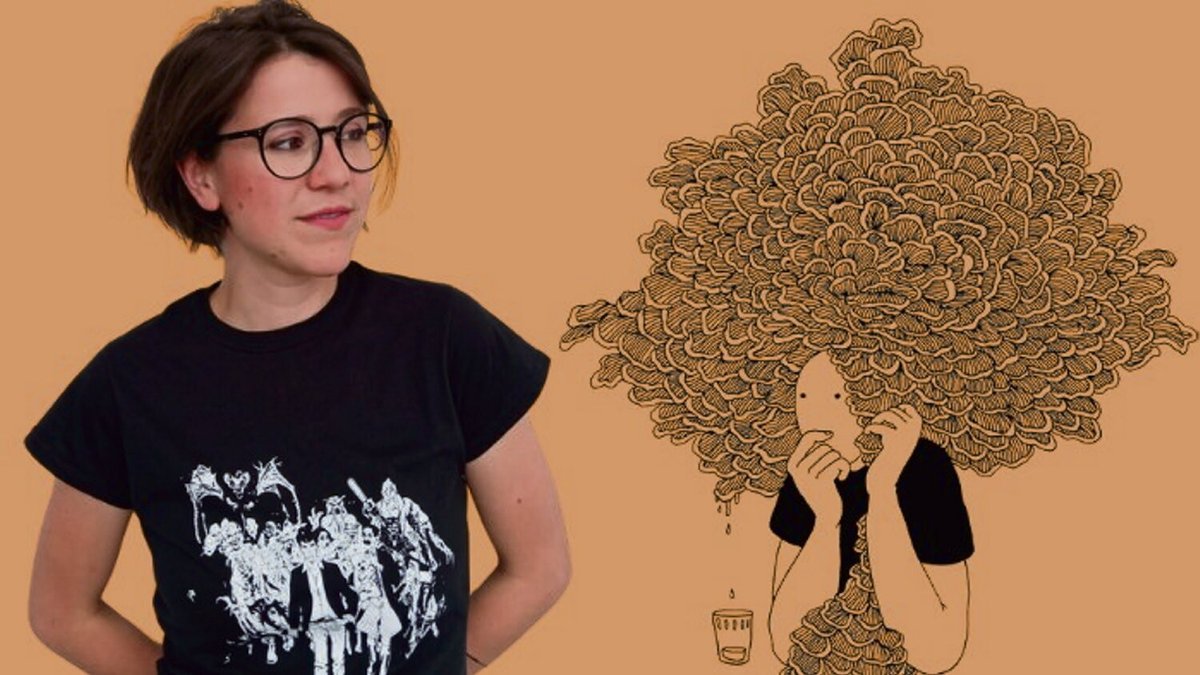 humanite_fr's tweet image. Elena Mistrello. Dessinatrice italienne expulsée de France pour « menace grave pour l’ordre public » 

➡️ l.humanite.fr/Yoh