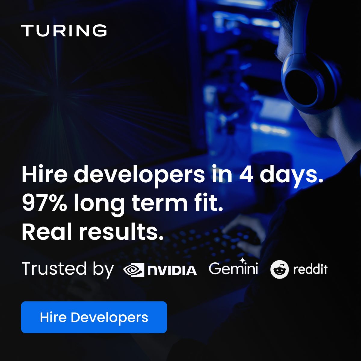 turingcom's tweet image. Enterprises &amp;amp; labs choose Turing Talent to hire AI-native professionals who deliver impact from day one.

Our vetted engineers, researchers, &amp;amp; strategists integrate seamlessly into your workflows, bridging talent gaps with the top 1–3% of global AI experts to drive real results.