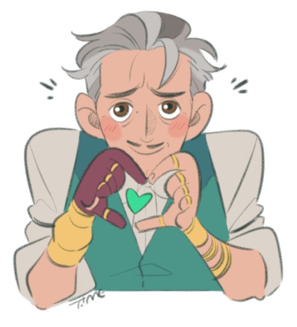 Why’s he so cute tho… 💚😭 #DragonAge #EmmrichVolkarin