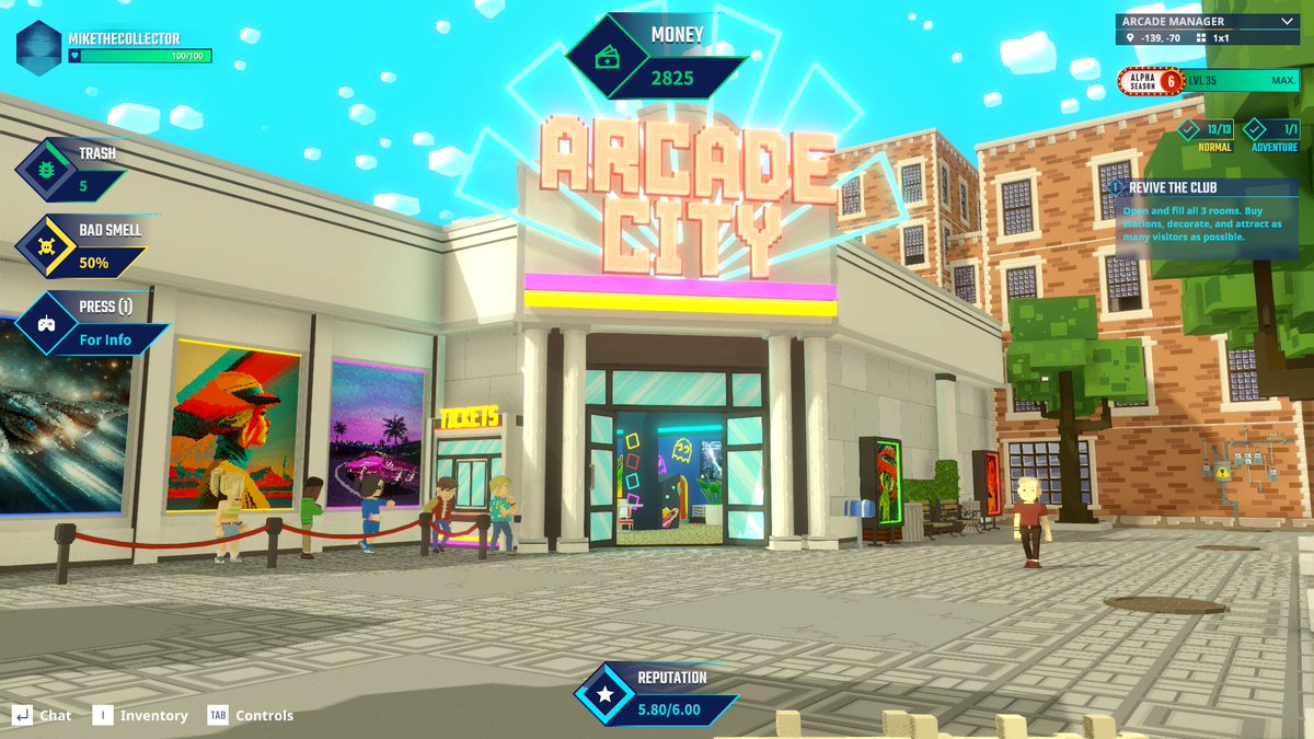 Who wants to join me at Arcade City in <a href="/TheSandboxGame/">The Sandbox</a>?  tsbga.me/TheSandbox